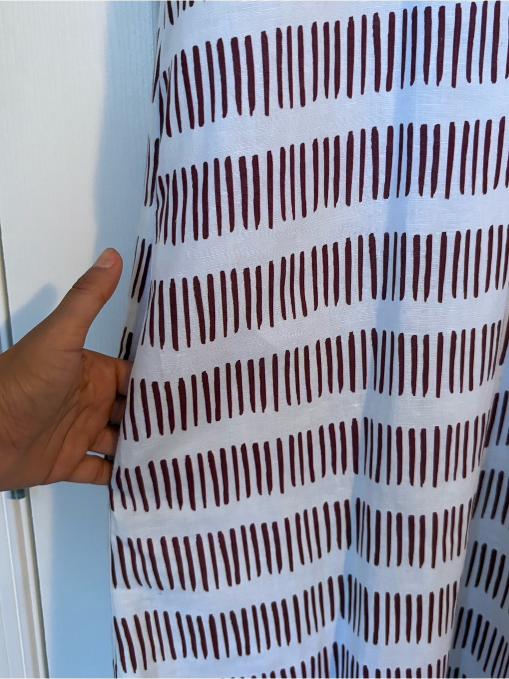 Brooke Wright Nancy Game Day Dress, Maroon White, S ๐ - Picture 6 of 11